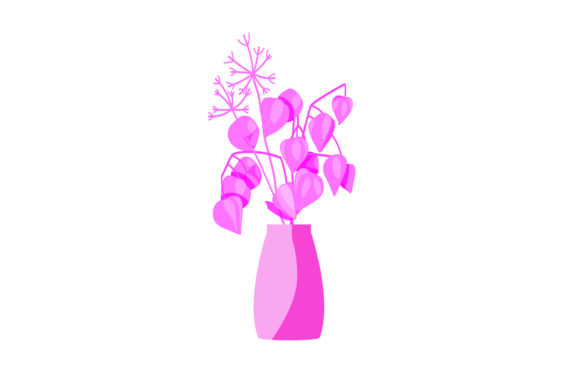 Beautiful Flowers in Pots-08 Graphics and Illustrations Review