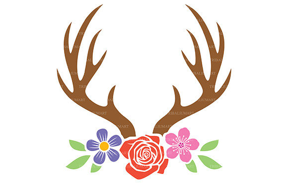 Deer Horns with Flowers Embroidery Review