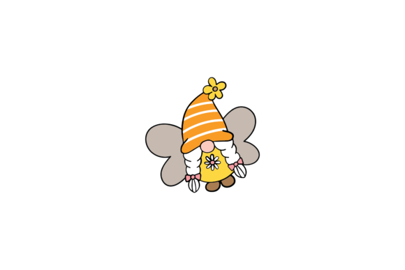 Flowers and Butterfly Gnomes Svg Graphics and Illustrations Review