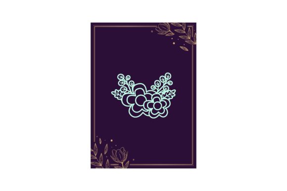 Flowers Purple Card Illustration Review