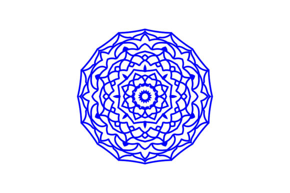 Mandala Ethnic Flowers Graphics and Illustrations for Editorial Use