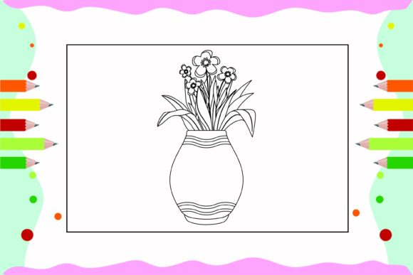 Review: Flowers Coloring Pages for Kids 10